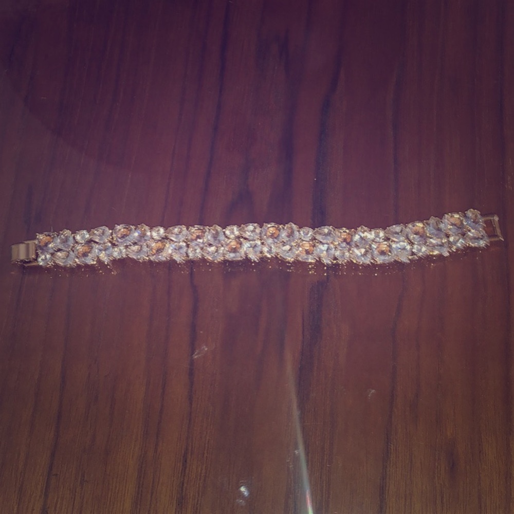 Imitation diamond bracelet
